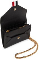 Thom Browne Black Envelope Wallet Shoulder Bag