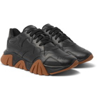 Versace - Squalo Leather Sneakers - Black