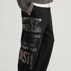 Diesel Men's Tour Open Hem Sweatpants in Black