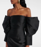 Solace London Freja satin minidress