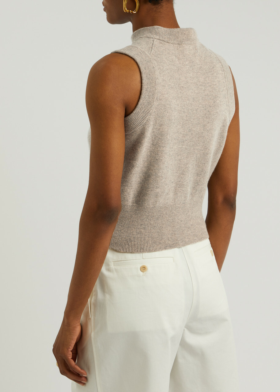Extreme Cashmere N°193 Corset Cashmere-blend Vest - Grey - One