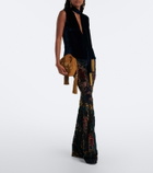 Etro Kalispera Mini studded suede crossbody bag