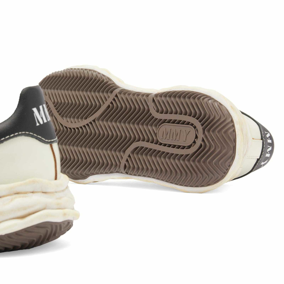 Maison MIHARA YASUHIRO Blakey Original Sole Wrinkled Leather in White