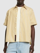 BOTTEGA VENETA Striped Cotton Poplin Shirt