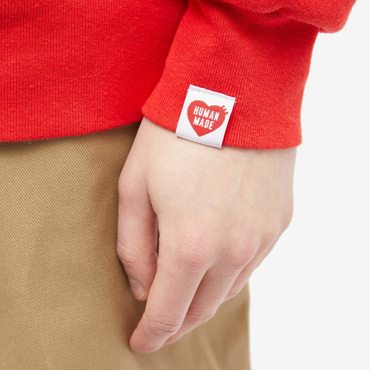 Human Made Men's Dry Alls Crew Neck Sweat in Red Human Made