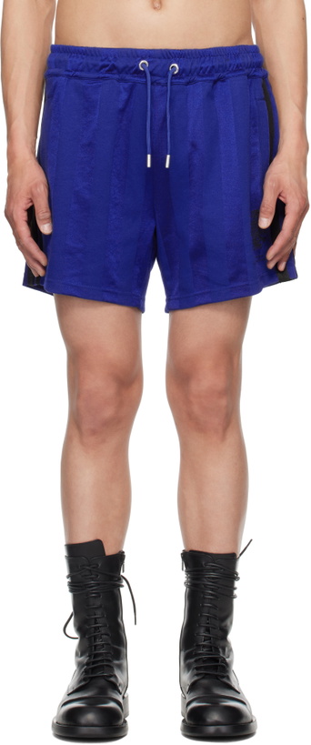 Photo: Han Kjobenhavn Blue Football Jersey Shorts