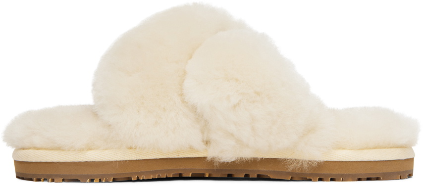 Mou Off-White Criss-Cross Sandals