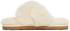 Mou Off-White Criss-Cross Sandals