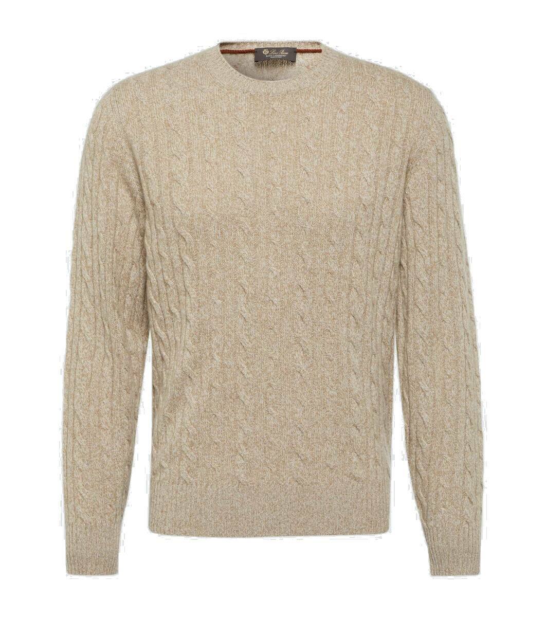 Loro Piana Cable knit cashmere sweater Loro Piana