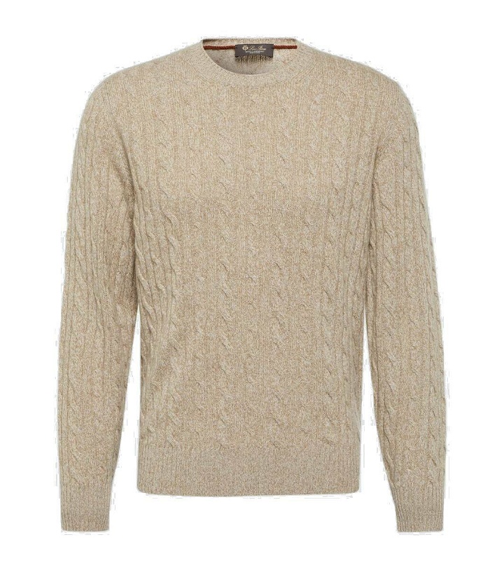 Photo: Loro Piana Cable-knit cashmere sweater