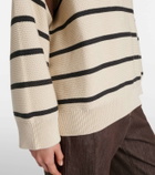 Brunello Cucinelli Striped cotton sweater