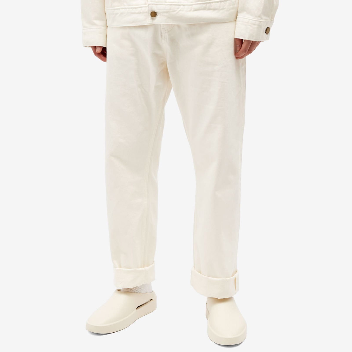 Fear of God ESSENTIALS Men's 5 Pocket Jean in Cloud Dancer