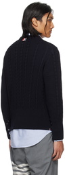 Thom Browne Navy Striped Sweater