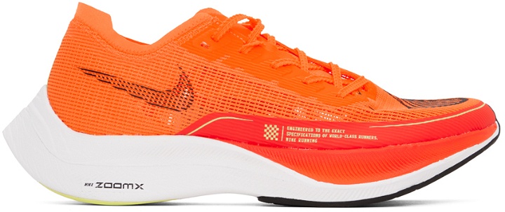 Photo: Nike Orange ZoomX Vaporfly Next% 2 Sneakers
