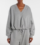 Sportmax Colleg cotton-blend jersey sweatshirt