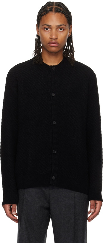 Photo: Solid Homme Black Slash Cardigan