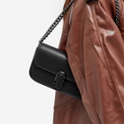 Marc Jacobs Women's The Mini Shoulder Bag in Black/Gunmetal