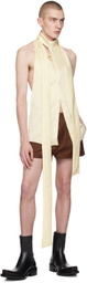 EGONlab Brown Double Buckle Shorts