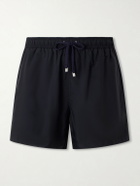 Zegna - Straight-Leg Mid-Length Swim Shorts - Blue
