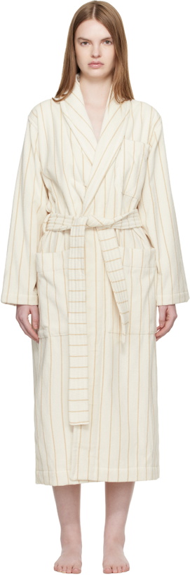 Photo: Tekla Off White Terry Classic Bathrobe