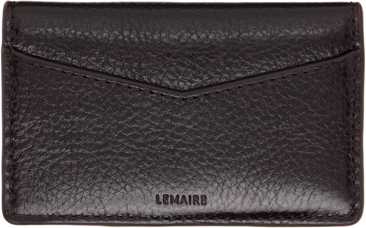 Photo: LEMAIRE Brown Gear Pocket Organizer Card Holder
