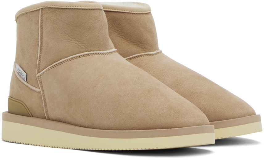 Suicoke Beige ELS-M2ab-LO Boots Suicoke