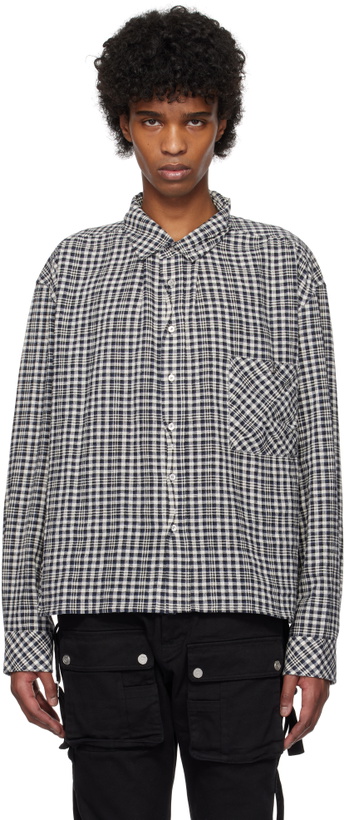 Photo: C2H4 Navy & Black Profile Shirt