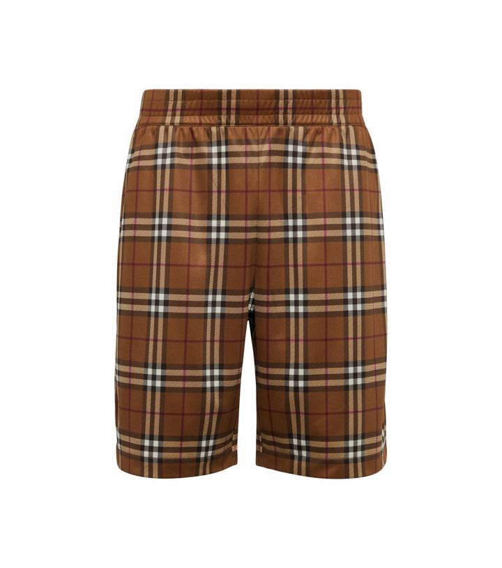 Photo: Burberry - Checked shorts