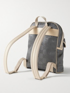 GUCCI - Off the Grid Leather-Trimmed Monogrammed ECONYL Canvas Backpack