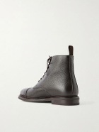 MORJAS - Jumper Leather Lace-Up Boots - Brown