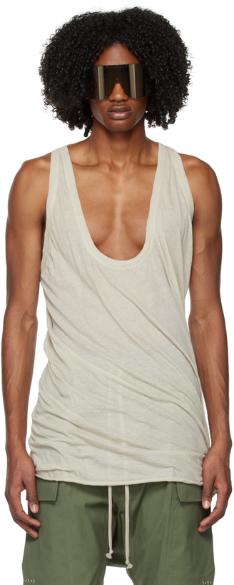 Photo: Rick Owens Off-White Fog Tank Top