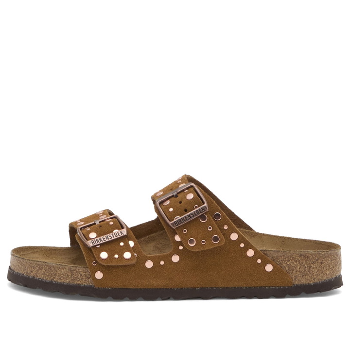 Photo: Birkenstock Women's Arizona Rivet in Mink Suede