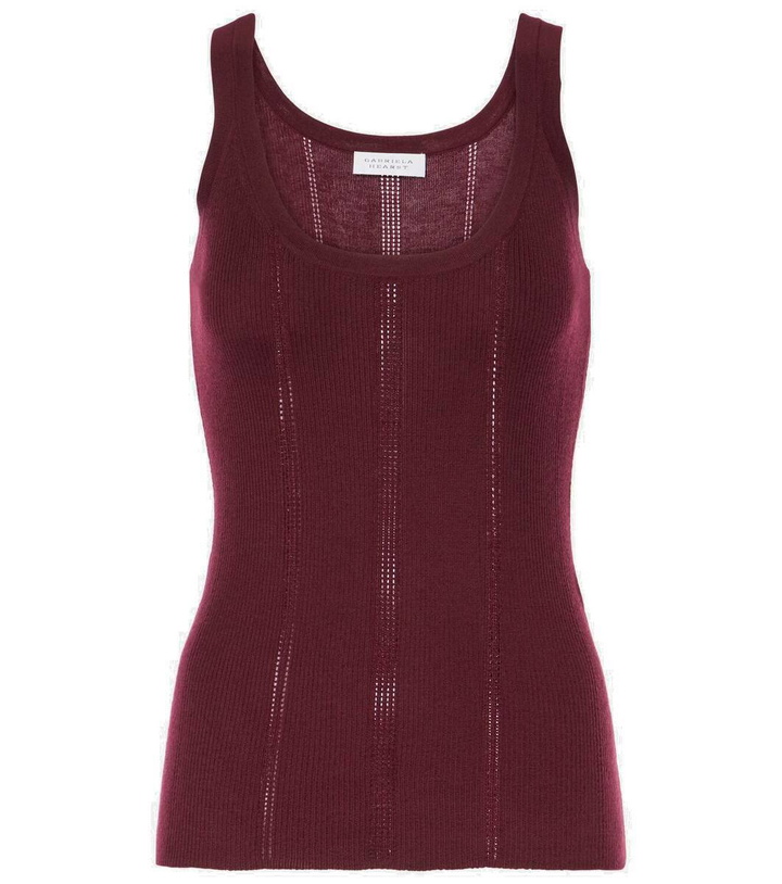 Photo: Gabriela Hearst Lucy knitted wool tank top