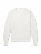 Kingsman - Slim-Fit Cashmere and Linen-Blend Sweater - Neutrals