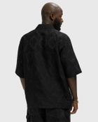 Needles Cabana Shirt - Victorian Sheer Black Mens Shortsleefe
