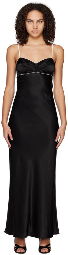 Photo: Anna October Black Waterlily Maxi Dress