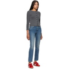 Amo Blue Stella High-Rise Slim Straight Jeans