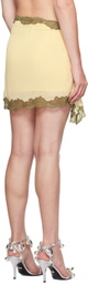 VAILLANT Yellow Deconstructed Miniskirt