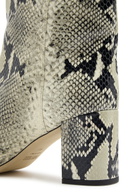 Paris Texas Anja 70 Python-effect Leather Knee-high Boots Beige