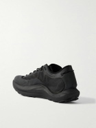 ROA - Sella Leather and Mesh Sneakers - Black