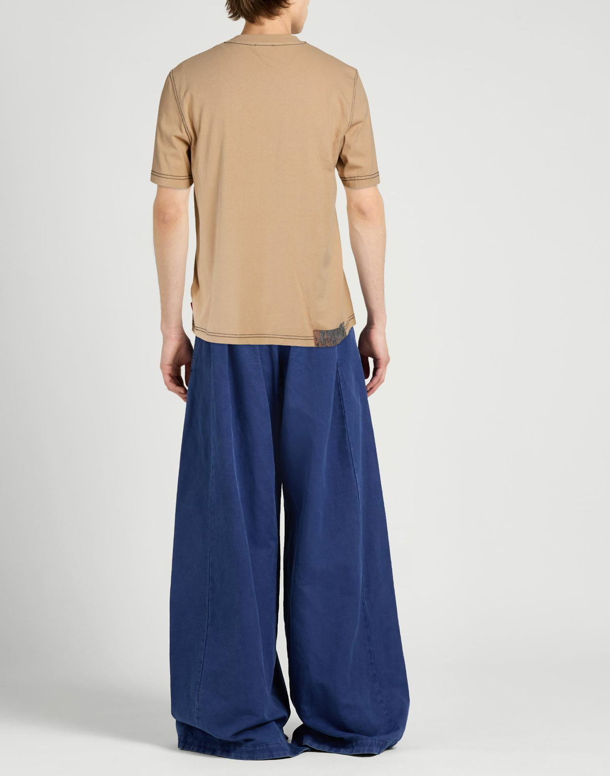 Diesel Mens T-shirt in Sand