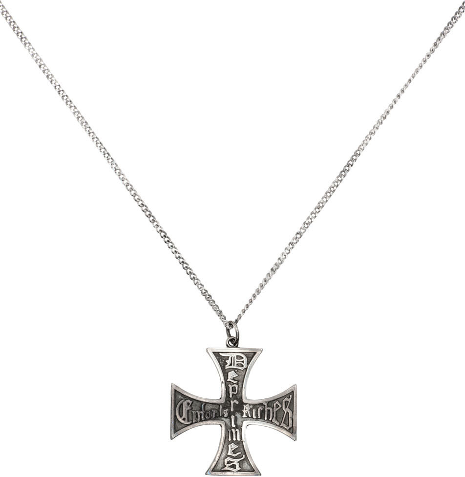 Enfants Riches Déprimés Silver Cross Necklace Enfants Riches