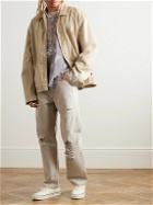 Gallery Dept. - Off Site Logo-Embroidered Cotton and Silk-Blend Jacket - Neutrals
