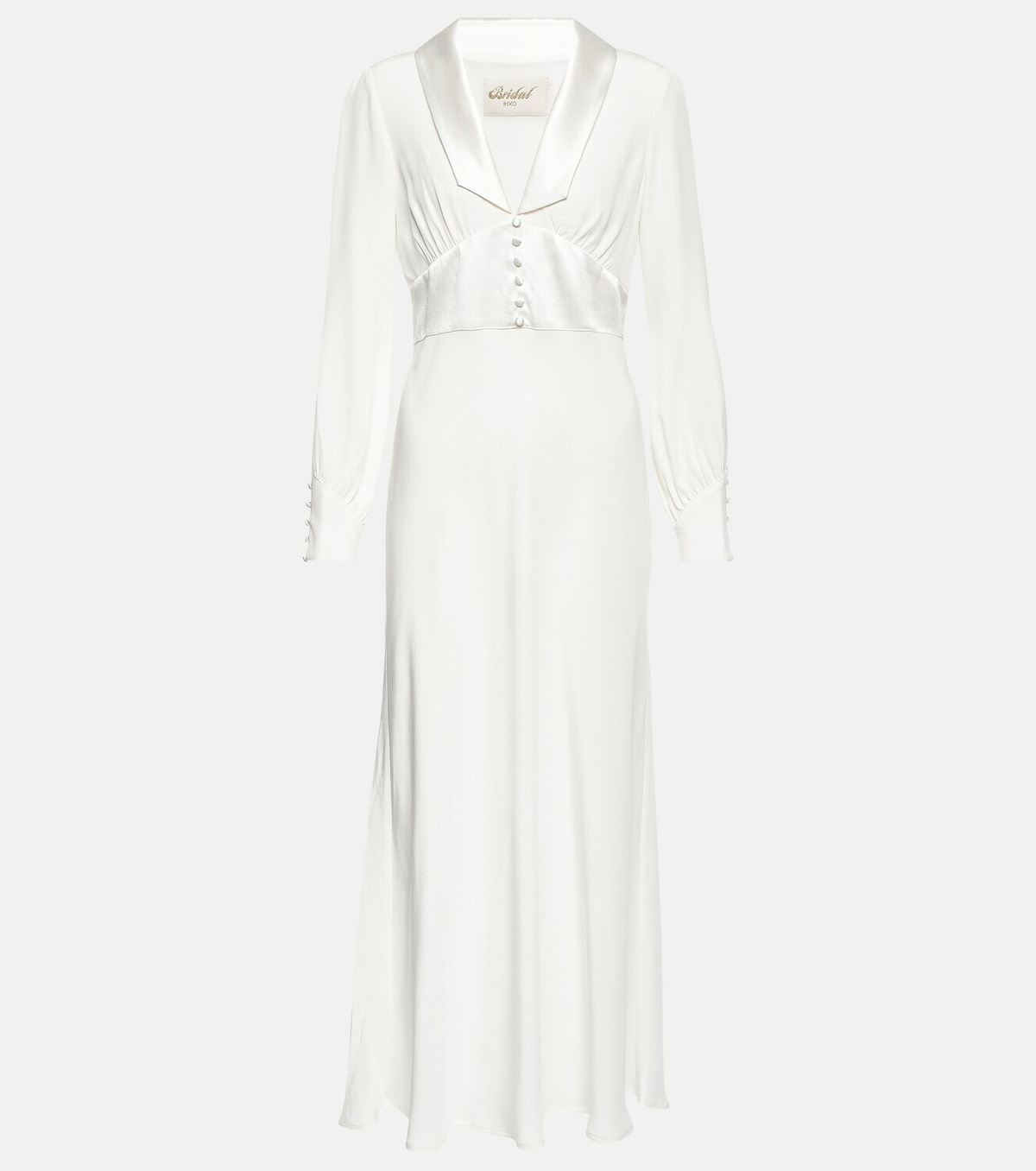 Rixo〈リキソー〉Bridal Jodie silk midi dress Rixo Bridal Jodie silk midi dress Rixo