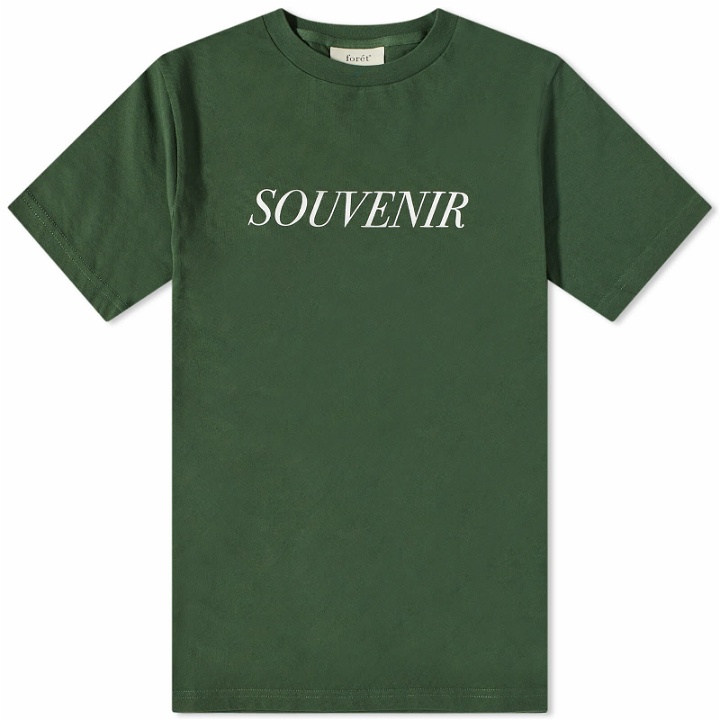 Photo: Foret Men's Tripper T-Shirt in Dark Green