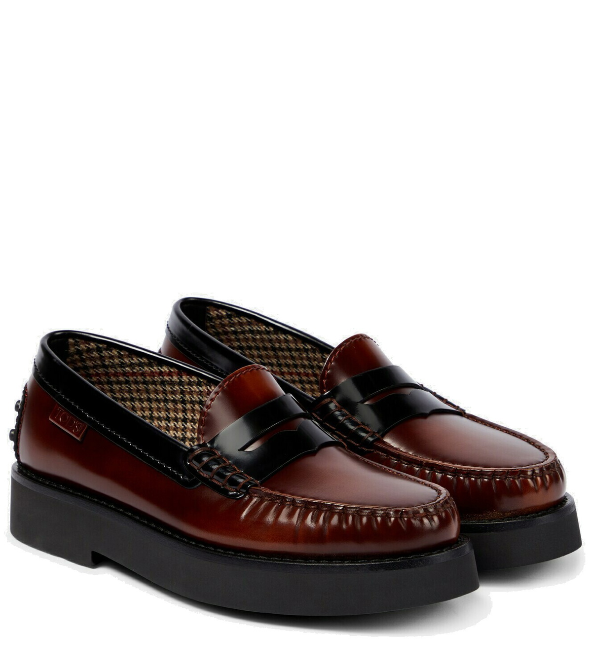 tod's platform loafers
