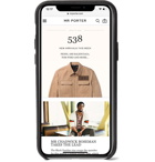 Native Union - Clic Card Leather iPhone 11 Pro Case - Black
