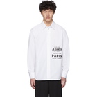 Jil Sander White Printed Flyer Shirt