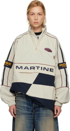 Martine Rose Beige Hockey Pullover Jacket