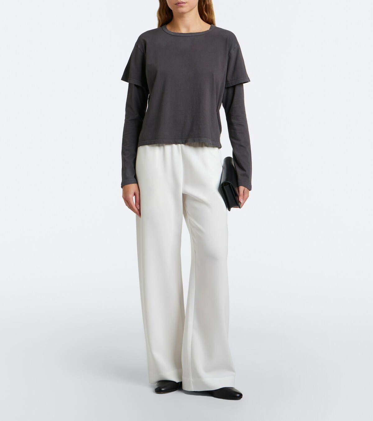 Leset Margo layered cotton jersey T-shirt
